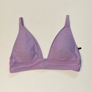J crew Plunge V-neck Bikini top -Orchid Size M Style G9418